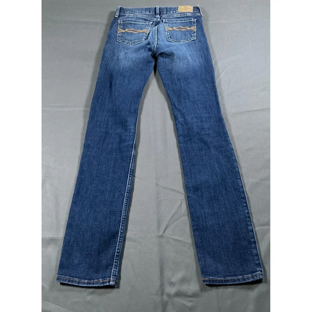 Abercrombie Kids Slim Fit Distressed Blue Jeans‎ Size 11/12 Adjustable Waist